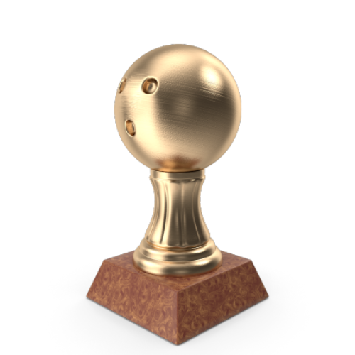 Bowling Ball Trophy.H03.2k